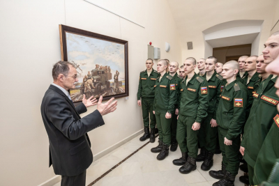 &laquo;ГЕРОИ НАШЕГО ВРЕМЕНИ&raquo;: В ЦДРА ОТКРЫЛАСЬ ВЫСТАВКА РАБОТ ЗАСЛУЖЕННОГО ХУДОЖНИКА РФ ВАЛЕРИЯ МОКРУШИНА
