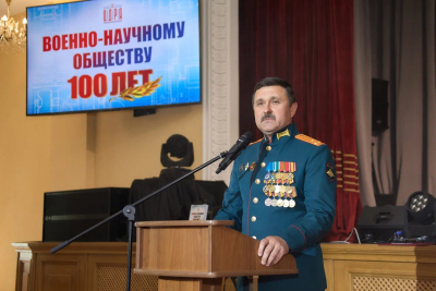 ВОЕННО-НАУЧНОЕ ОБЩЕСТВО ЦДРА ПРИНИМАЛО ПОЗДРАВЛЕНИЯ ПО СЛУЧАЮ 100-ЛЕТНЕГО ЮБИЛЕЯ