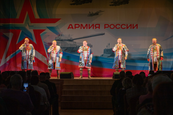 АНСАМБЛЬ НАРОДНОЙ МУЗЫКИ &laquo;ВАТАГА&raquo; ПРИНЯЛ УЧАСТИЕ В АКЦИИ &laquo;ПОЁТ РОССИЯ АРМИИ ПОБЕДУ&raquo;